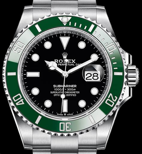 rolex submariner verde nuovo|rolex green submariner.